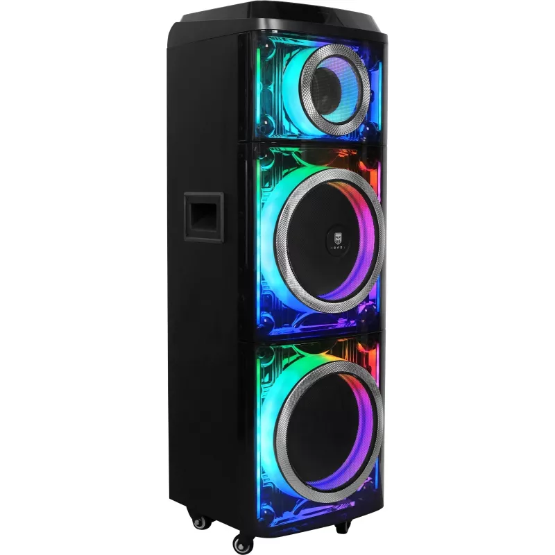 Колонка порт. Ural Молот 203 черный 2000W 1.1 BT/3.5Jack/USB-C 15м 9000mAh (УРАЛ МОЛОТ 203)