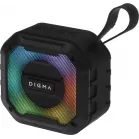 Колонка порт. Digma D-PS1501 черный 10W 1.0 BT 10м 1500mAh (DPS1501)