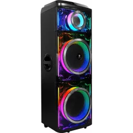Колонка порт. Ural Молот 216 черный/черный 3000W 1.1 BT/3.5Jack/USB-C 15м 9000mAh (УРАЛ МОЛОТ 216)
