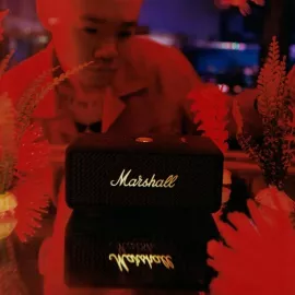 Колонка порт. Marshall Emberton III черный/золотистый 20W 2.0 BT 100м (EMBERTON III BLACK)