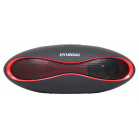 Колонка порт. Hyundai H-PAC100 черный 3W 1.0 BT/3.5Jack/USB