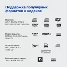 Плеер DVD Hyundai H-DVD200 черный Караоке ПДУ