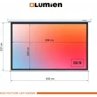 Экран Lumien 84" 137x192см Eco Picture LEP-100126 16:9 настенно-потолочный рулонный белый