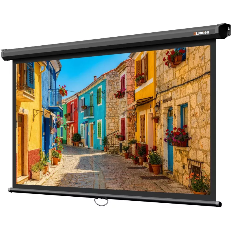 Экран Lumien 84" 137x192см Eco Picture LEP-100129 16:9 настенно-потолочный рулонный черный