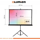Экран Lumien 100" 130x227см Eco Picture LEV-100115 16:9 напольный натяжной черный