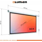 Экран Lumien 84" 137x192см Eco Control LEC-100118 16:9 настенно-потолочный рулонный белый (моторизованный привод)