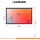 Экран Lumien 84" 137x192см Eco Control LEC-100118 16:9 настенно-потолочный рулонный белый (моторизованный привод)