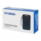 Радиоприемник портативный Hyundai H-PSR110 черный