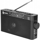 Радиоприемник настольный Harper HDRS-377 черный USB microSD