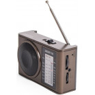 Радиоприемник портативный Сигнал Эфир-18 коричневый