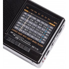 Радиоприемник портативный Hyundai H-PSR140 черный USB microSD