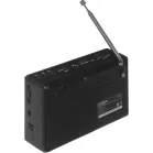 Радиоприемник портативный Hyundai H-PSR140 черный USB microSD