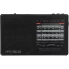 Радиоприемник портативный Hyundai H-PSR140 черный USB microSD