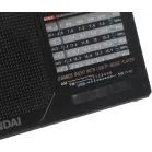 Радиоприемник портативный Hyundai H-PSR140 черный USB microSD