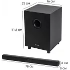 Саундбар Supra SSB-21 2.1 100Вт+180Вт черный