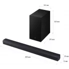 Саундбар Samsung HW-B450F/RU 2.1 300Вт+220Вт черный