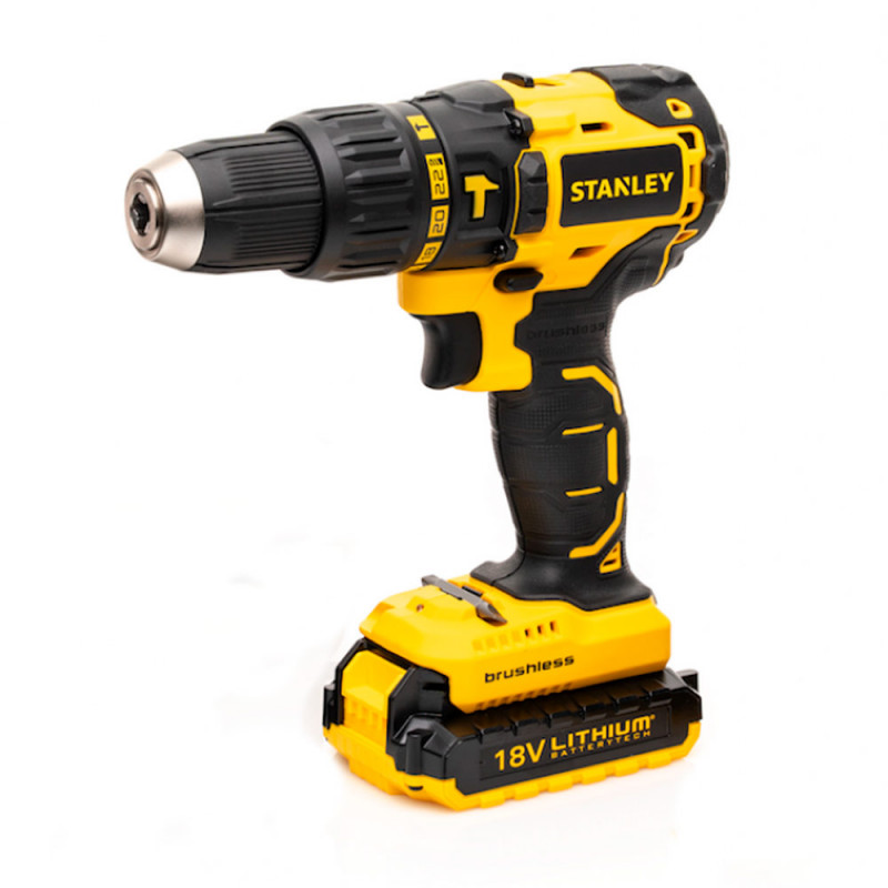 Шуруповерт аккумуляторный ударный Stanley SBH20D2K