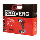 Винтоверт аккумуляторный ударный бесщеточный REDVERG RD-IDR18BLK/U