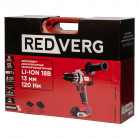 Шуруповерт аккумуляторный ударный бесщеточный REDVERG RD-IS18BLM/U