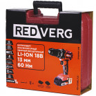 Шуруповерт аккумуляторный ударный бесщеточный REDVERG RD-IS18BL/U2