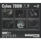 Блок питания Aerocool ATX 700W CYLON 700 80+ (20+4pin) APFC 120mm fan color 5xSATA RTL
