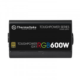 Блок питания Thermaltake ATX 600W Toughpower GX1 RGB 80+ gold (24+4+4pin) APFC 120mm fan color LED 8xSATA RTL