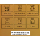 Блок питания Formula ATX 850W MONZA VL-850APB-85 80+ bronze 24pin APFC 120mm fan 7xSATA RTL