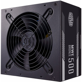 Блок питания Cooler Master ATX 500W MWE 500 Bronze V2 80+ bronze (24+4+4pin) APFC 120mm fan 6xSATA RTL
