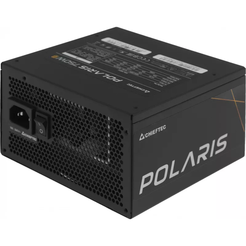Блок питания Chieftec ATX 750W Polaris PPS-750FC 80+ gold 24pin APFC 120mm fan 8xSATA Cab Manag RTL