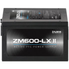 Блок питания Zalman ATX 600W ZM600-LXII 24pin APFC 120mm fan 6xSATA RTL