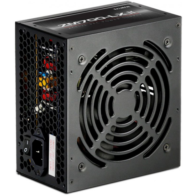 Блок питания Zalman ATX 700W ZM700-LXII (20+4pin) APFC 120mm fan 6xSATA RTL