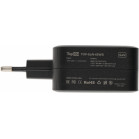 Блок питания TopON TOP-GaN-65WB автоматический 65W 5V-20V 3.25A 2xUSB от бытовой электросети LED индикатор
