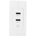 Блок питания TopON TOP-GaN-100W автоматический 100W 5V-20V 5A 2xUSB от бытовой электросети LED индикатор