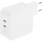 Блок питания TopON TOP-GaN-100W автоматический 100W 5V-20V 5A 2xUSB от бытовой электросети LED индикатор