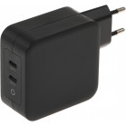 Блок питания TopON TOP-GaN-100WB автоматический 100W 5V-20V 5A 2xUSB от бытовой электросети LED индикатор