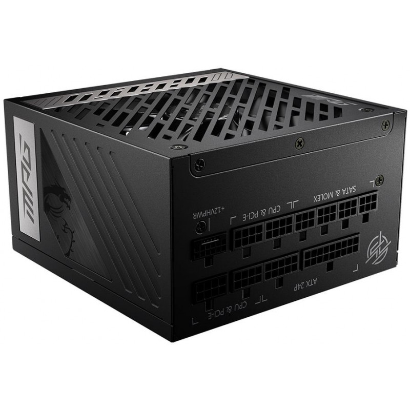 Блок питания MSI ATX 850W MPG A850G 80+ gold 24pin APFC 135mm fan 8xSATA Cab Manag RTL Блок питания MSI ATX 850W MPG A850G 80+ gold 24pin APFC 135mm fan 8xSATA Cab Manag RTL