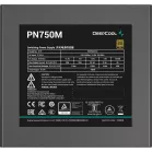Блок питания Deepcool ATX 750W PN750M Gen.5 80+ gold (20+4pin) APFC 120mm fan 8xSATA RTL