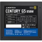 Блок питания Montech ATX 850W CENTURY GOLD G5 80+ gold (20+4pin) APFC 120mm fan 10xSATA Cab Manag RTL