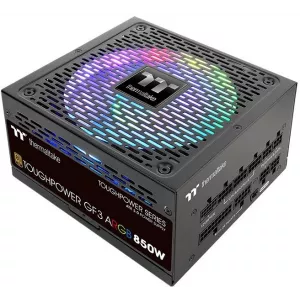  Thermaltake ATX 850W Toughpower GF3 ARGB 80 gold 24pin APFC 140mm fan color LED 12xSATA Cab Manag RTL
