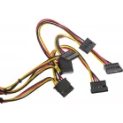 Блок питания KingPrice ATX 650W KPPSU650 (20+4pin) 120mm fan 4xSATA