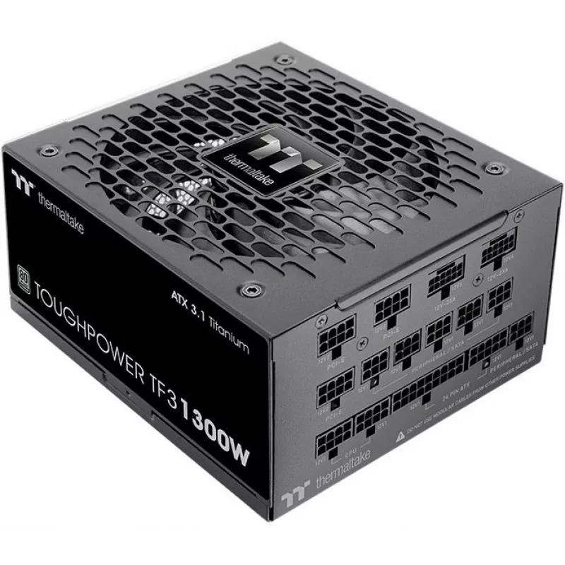 Блок питания Thermaltake ATX 1300W Toughpower TF1300 80+ titanium 24pin APFC 140mm fan 16xSATA Cab Manag RTL