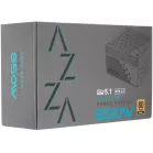 Блок питания Azza ATX 850W PSAZ-850G Gen.5 80+ gold (20+4pin) APFC 120mm fan 6xSATA Cab Manag RTL