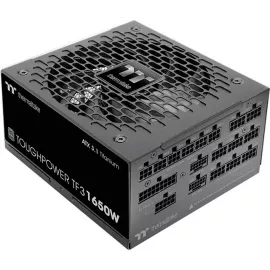 Блок питания Thermaltake ATX 1650W Toughpower TF3 Gen.5 80+ titanium (20+4pin) APFC 140mm fan color LED 16xSATA Cab Manag RTL