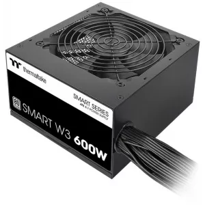  Thermaltake ATX 600W Smart W3 Gen5 80 white 204pin APFC 120mm fan 4xSATA RTL