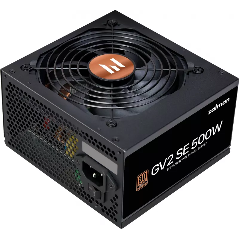 Блок питания Zalman ATX 500W ZM500-GV2SE 80+ bronze (20+4pin) 120mm fan 6xSATA RTL