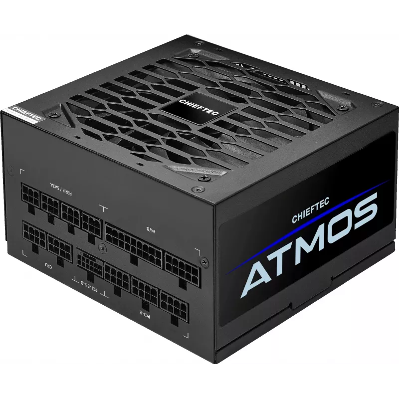 Блок питания Chieftec ATX 850W Atmos CPX-850FC 80+ gold (20+4pin) APFC 120mm fan 9xSATA Cab Manag RTL