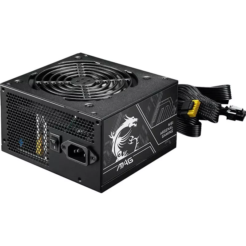 Блок питания MSI ATX 750W MAG A750BN PCIE5 II 80+ bronze (20+4pin) APFC 120mm fan 3xSATA RTL