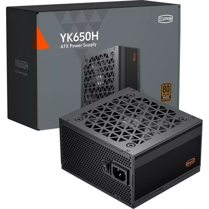 Блок питания PcCooler ATX 650W YK650H 80+ bronze (20+4pin) APFC 120mm fan 6xSATA RTL