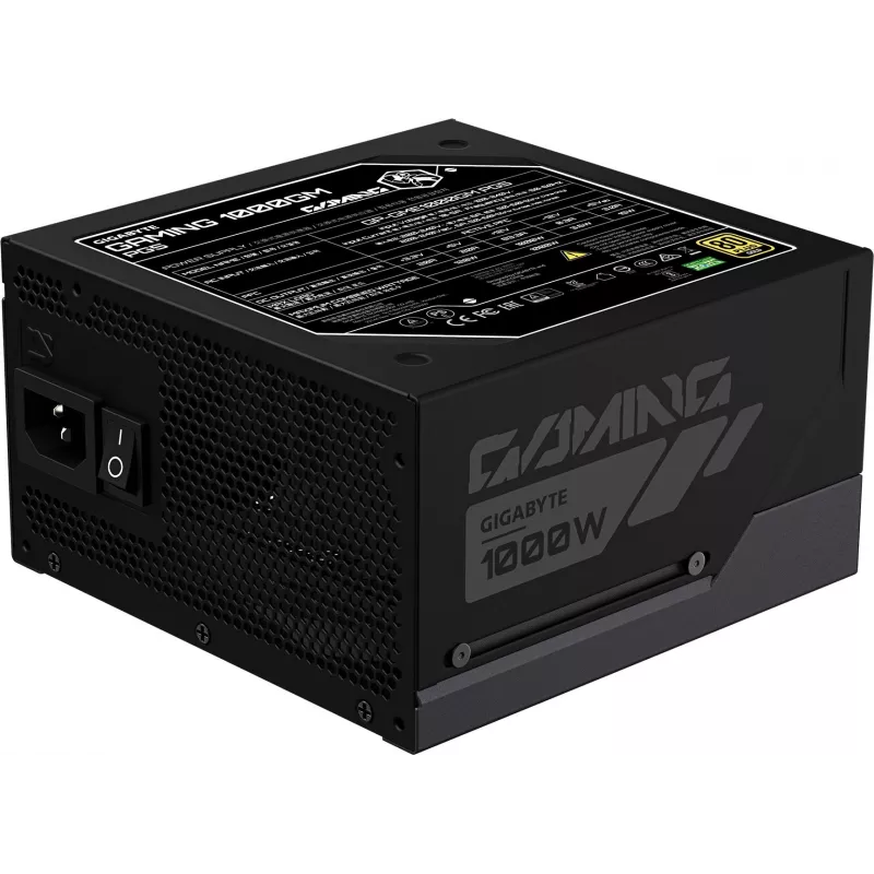 Блок питания Gigabyte ATX 1000W GP-GME1000GM PG5 80+ gold (20+4pin) APFC 135mm fan 8xSATA Cab Manag RTL