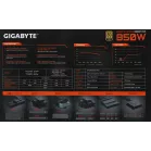 Блок питания Gigabyte ATX 850W GP-GME850GM PG5 80+ gold (20+4pin) APFC 135mm fan 8xSATA Cab Manag RTL